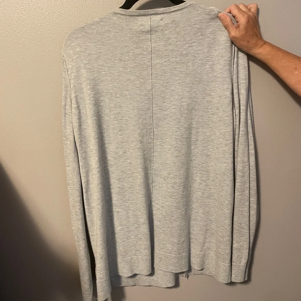 Bass Light Gray Women's Cardigan - Picture 3 of 3